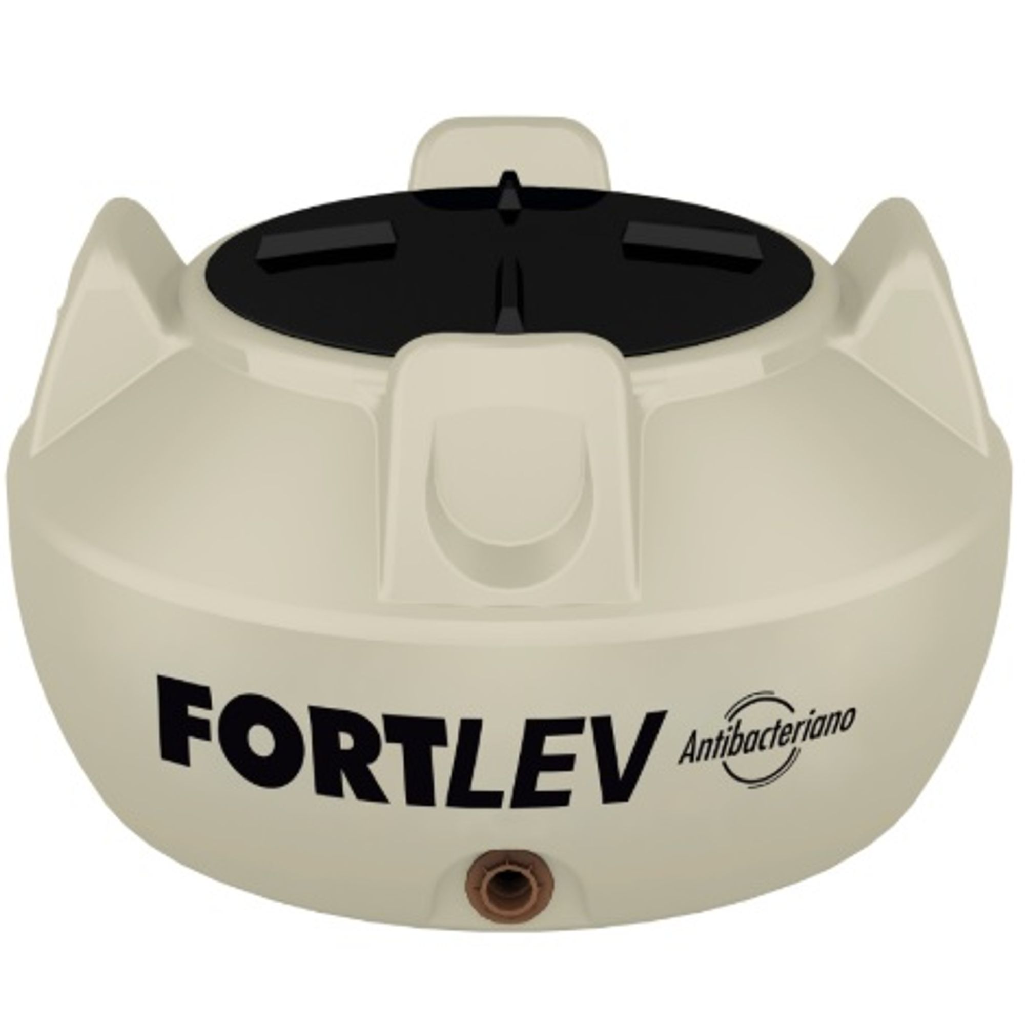 Caixa d’Água Polietileno Fortplus com Tampa Rosca Branco 500L Fortlev