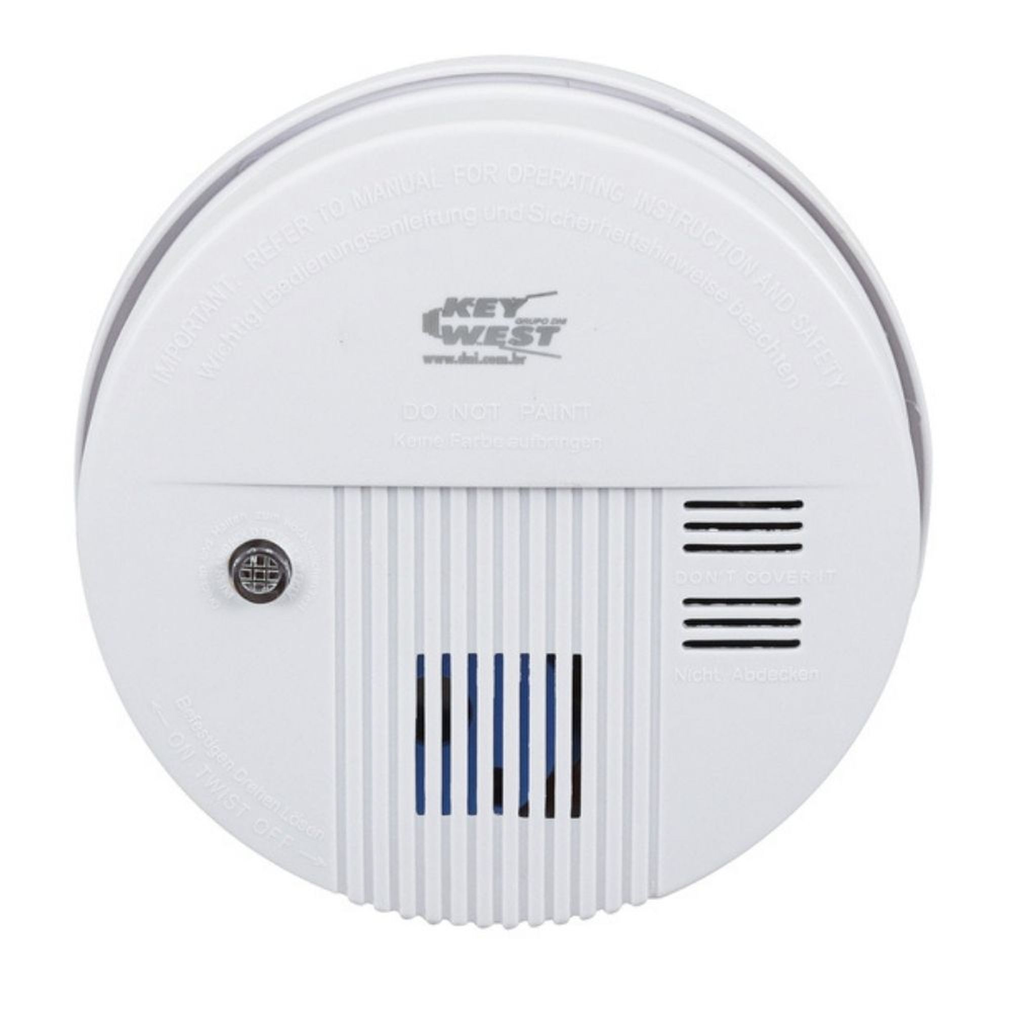 Detector de Fumaça com Sirene Incorporada 9V DNI
