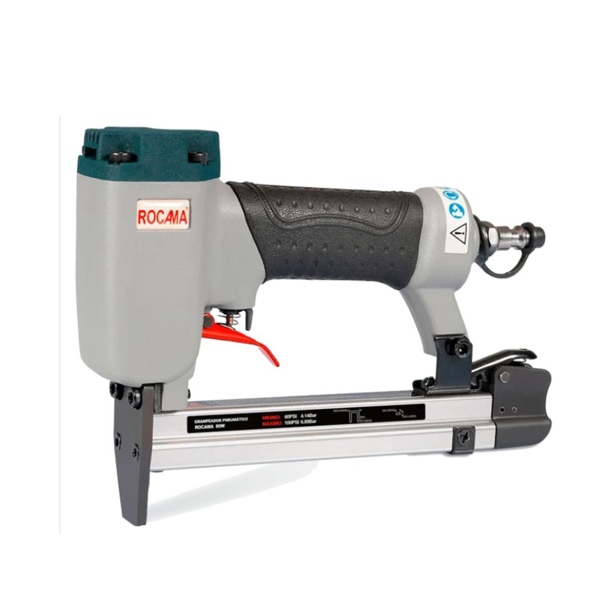 Grampeador Pneumático 80W 60-100PSI Profissional Rocama
