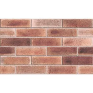Revestimento Ladrillo Red Retificado Acetinado Marrom 39x75cm 2,06m2
