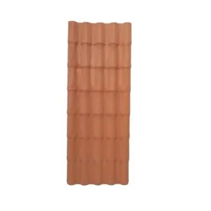 Telha Colonial Light PVC Terracota 2,3x0,86m Lux Telhas