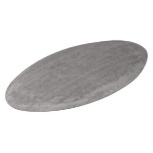 Domo Claraboia Oval Fibrocimento Cinza 38cmx25cm Brasilit