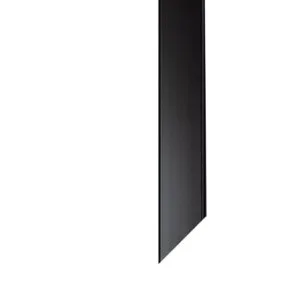 Perfil Arremate para Acabamento Preto 3mm Barra com 3m