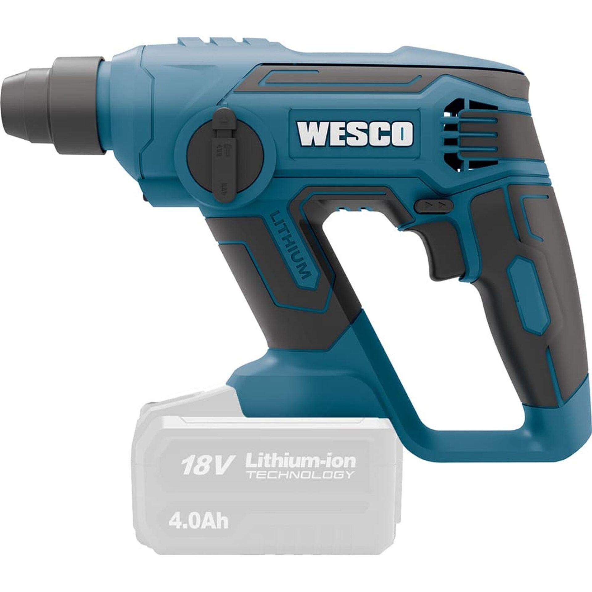 Martelete Perfurador SDS-Plus 18V 1,2kg s/Bateria WS2990.9 Wesco