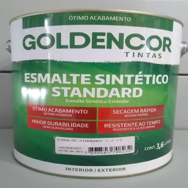 Tinta Esmalte Sintético 3,6L Platina - Goldencor
