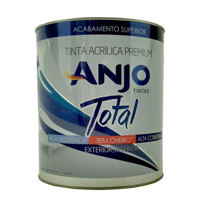 Tinta Acrílica Total Semi Brilho Premium 3,6L Branco - ANJO